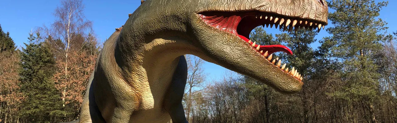 See the Allosaurus and other dinosaurs at GIVSKUD ZOO.